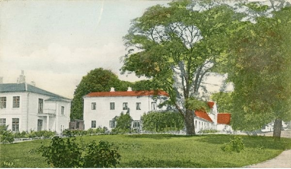 Marselisborggården og skolebygningen 1905